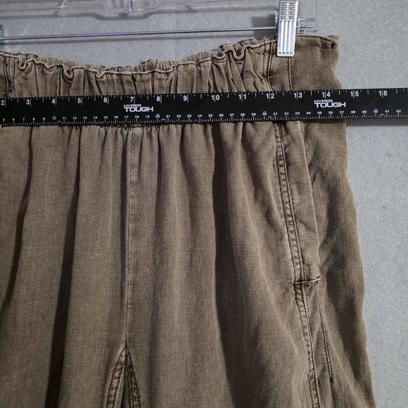 Free People Womens Days End Linen Pull On Pants Caiman OB2008799 Size Small - Picture 3 of 10